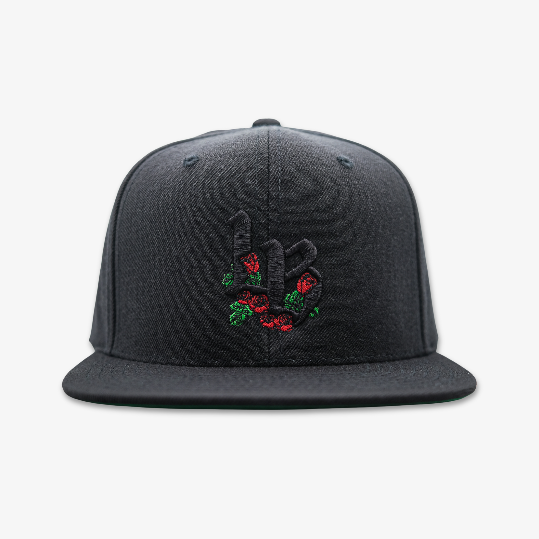 Long Beach Snapback Rose Jet Black