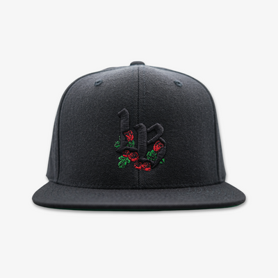 Long Beach Snapback Rose Jet Black