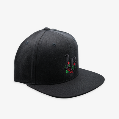 Long Beach Snapback Rose Jet Black