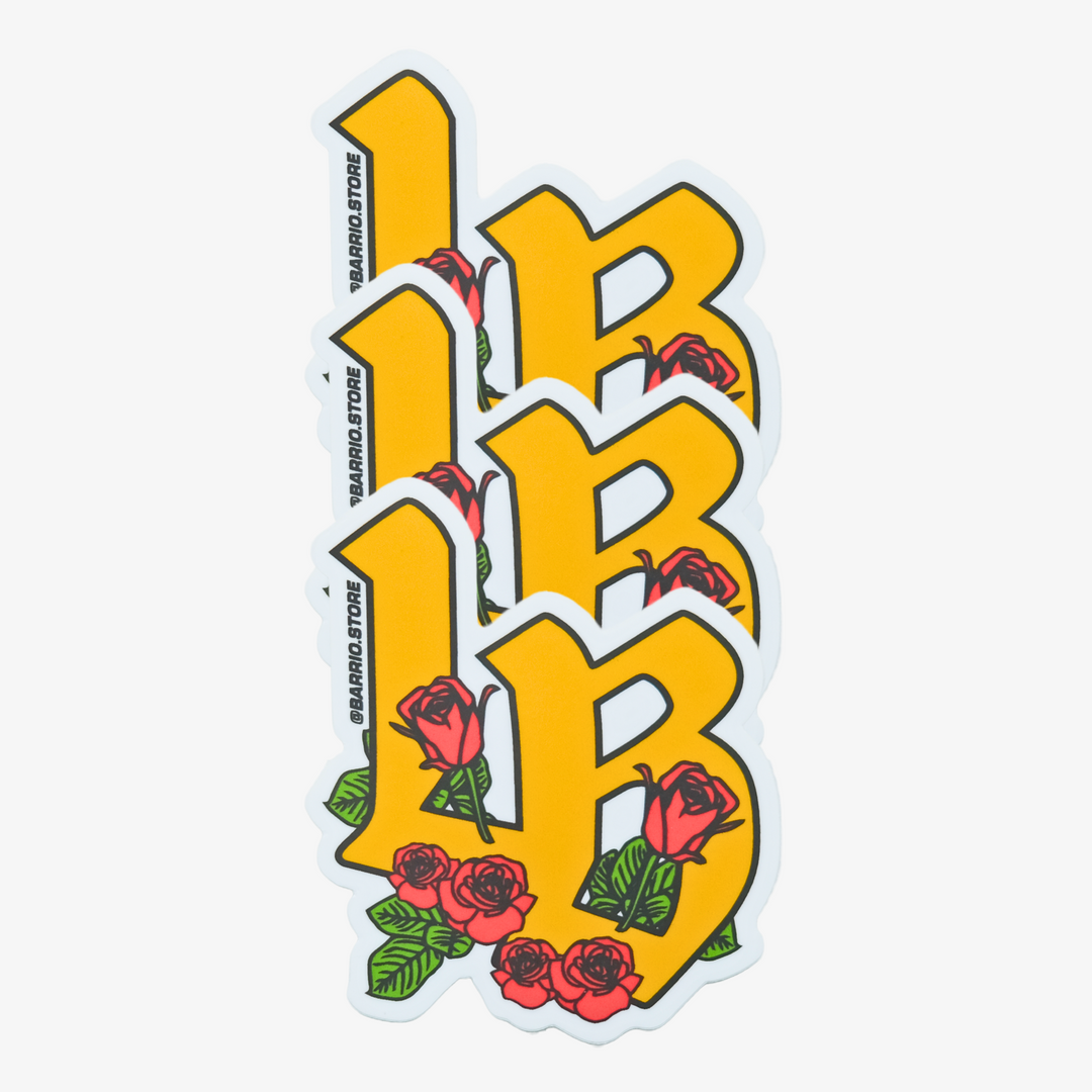 Long Beach Rose Sticker Pack