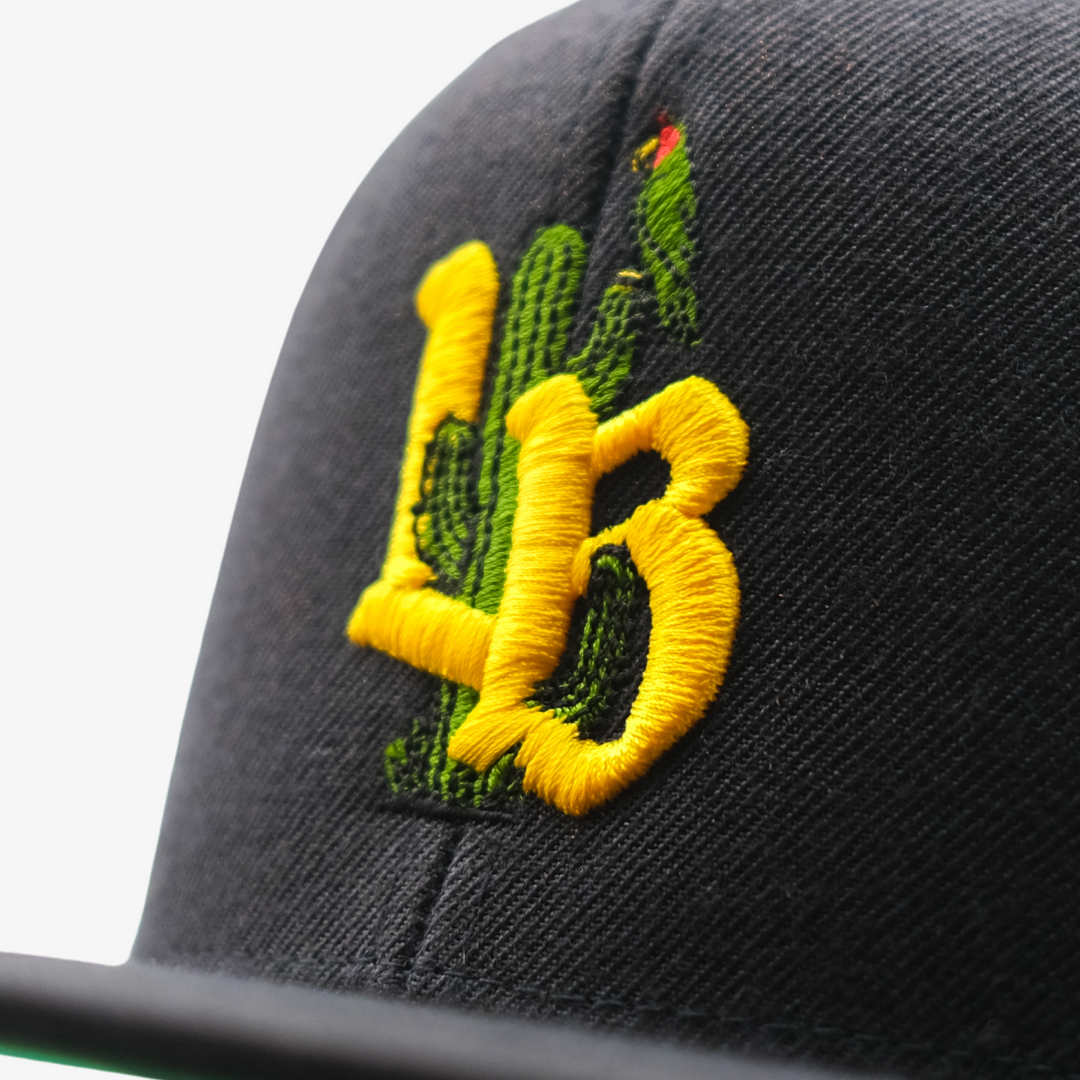 Long Beach Barrio X El Barrio Cantina Collab Hat Gold