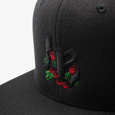 Long Beach Snapback Rose Jet Black