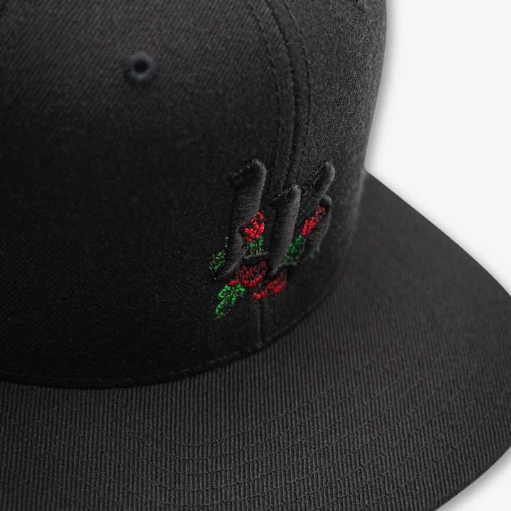 Long Beach Snapback Rose Jet Black