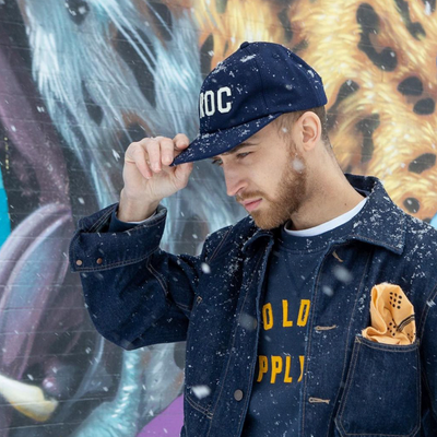 Rochester Wool Baseball Hat Navy