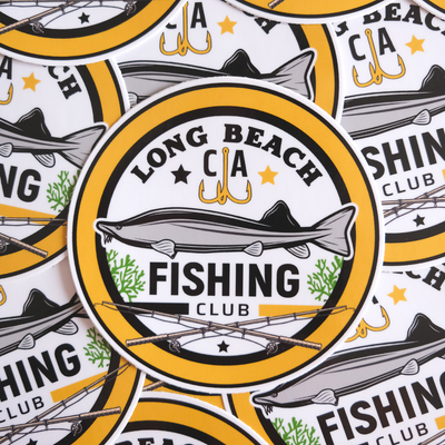Long Beach Fishing Club Sticker