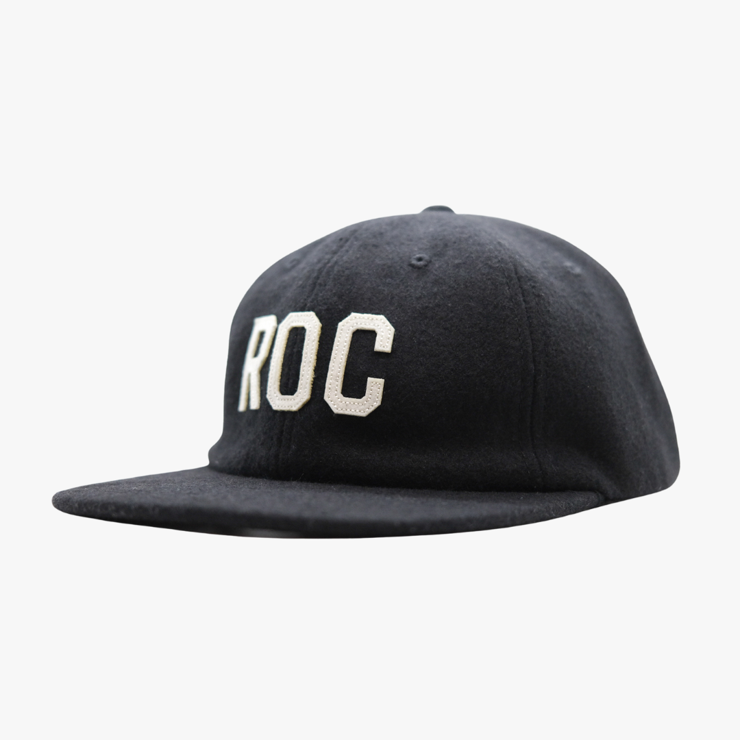 Rochester Wool Baseball Hat Black